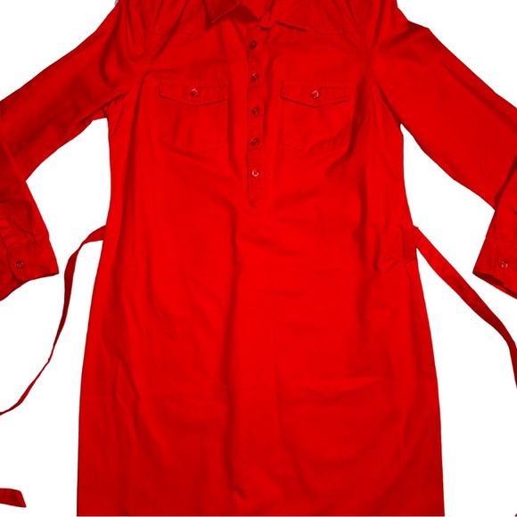 OLD NAVY | Women’s Red Button Front Shirt Dress Size SP - Picture 3 of 8